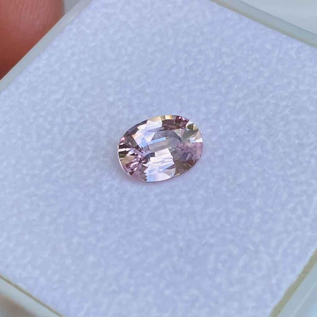 1.2ct oval pink sapphire - Lizunova Fine Jewels