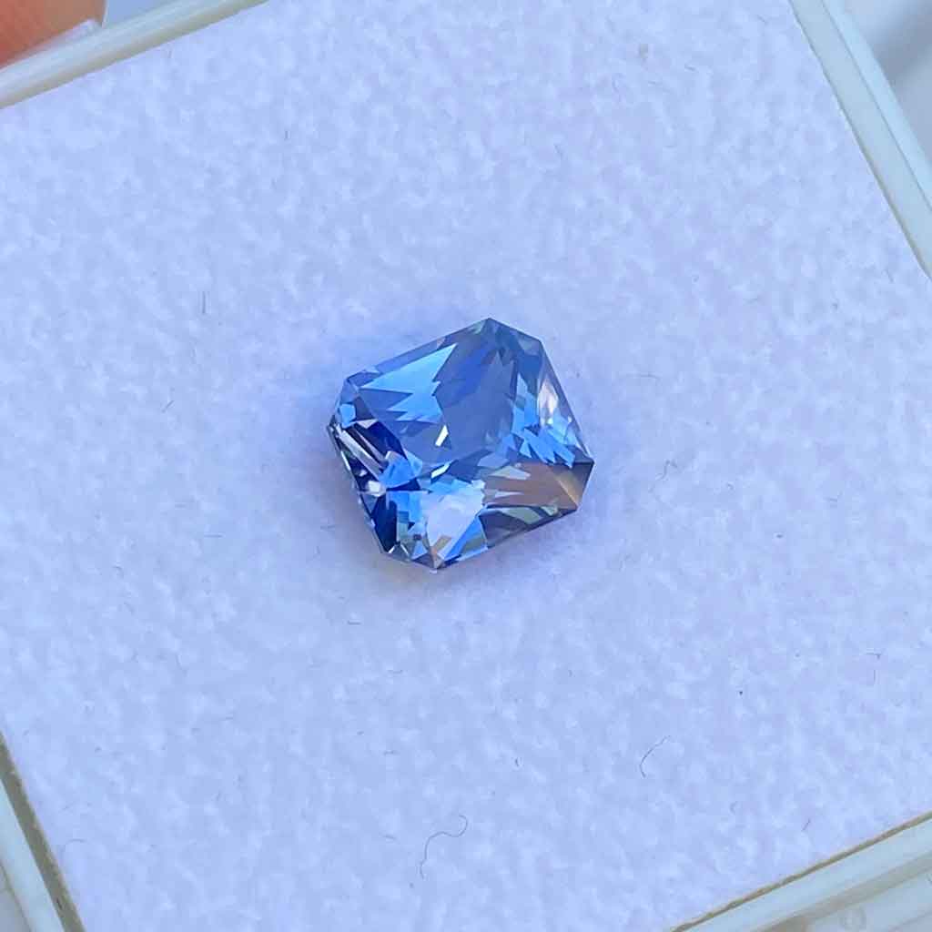 emerald-radiant-cut-blue-sapphire-engagement-ring-Lizunova-Fine-Jewels-Sydney-Jeweller-Sydney-NSW-Australia