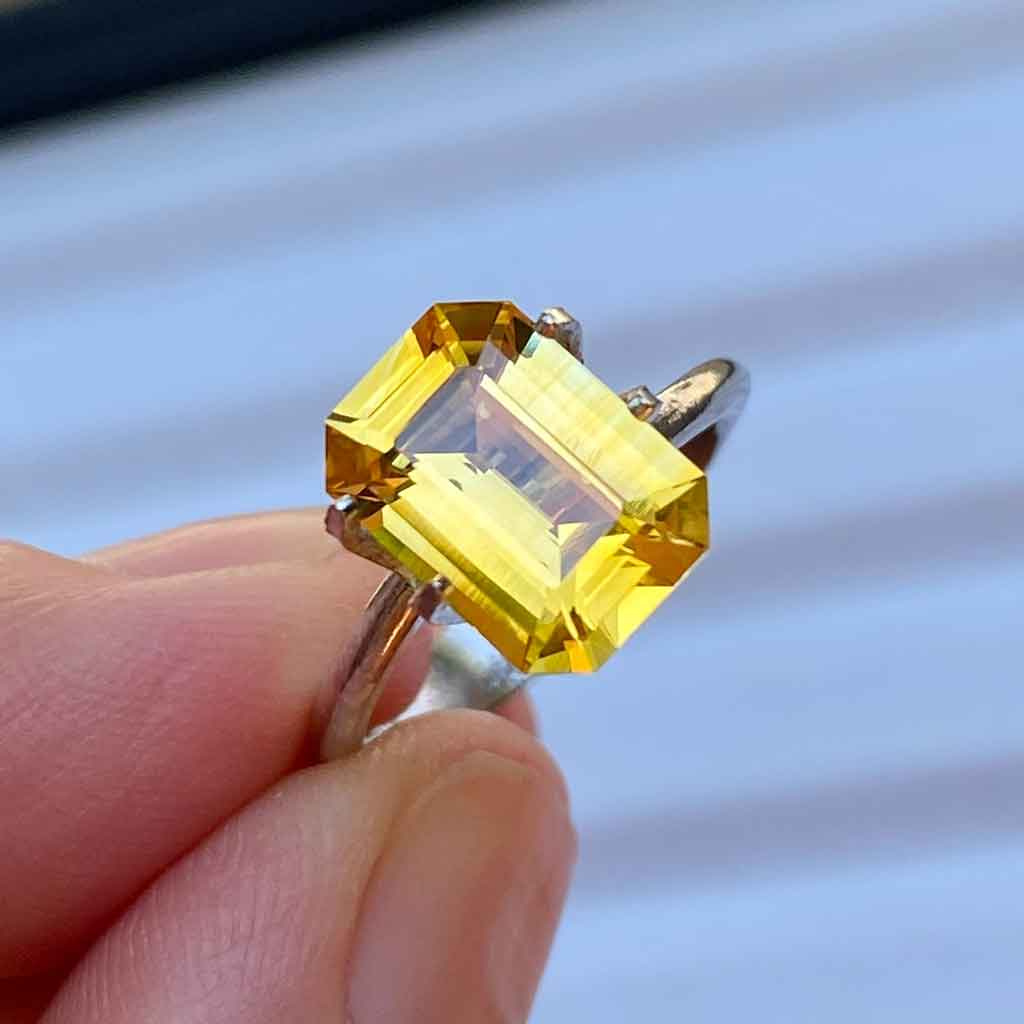 emerald-cut-yellow-sapphire-bespoke-engagement-ring-Sydney-jeweller-Lizunova-Fine-Jewels jeweller Lizunova Fine Jewels