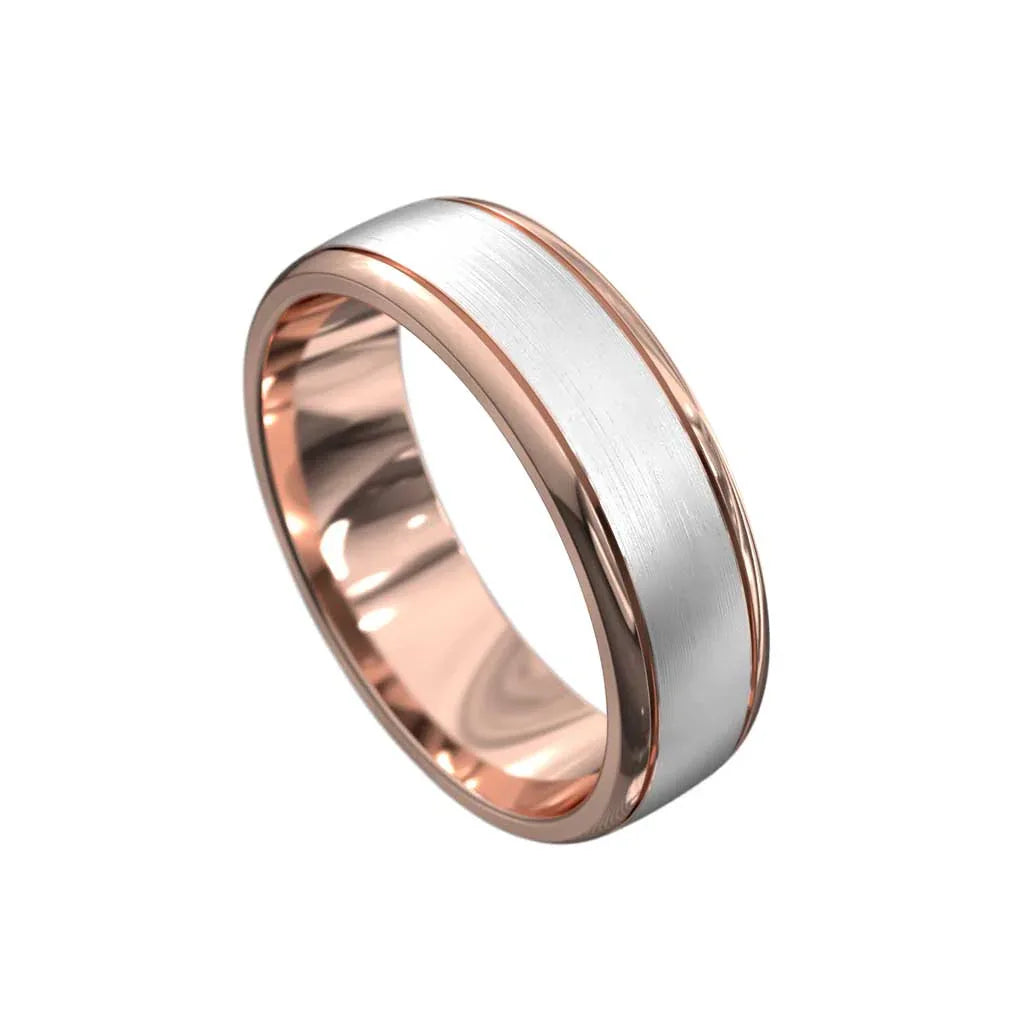 Alex | Mens wedding band - Lizunova Fine Jewels