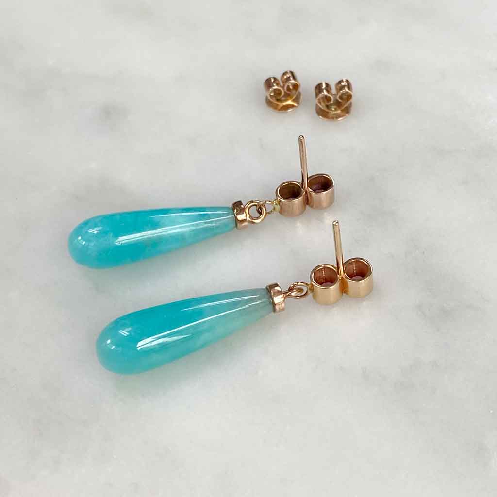 Amazonite-rhodolite-earrings-Sydney-jeweller-Lizunova-Fine-Jewels-NSW-Australia