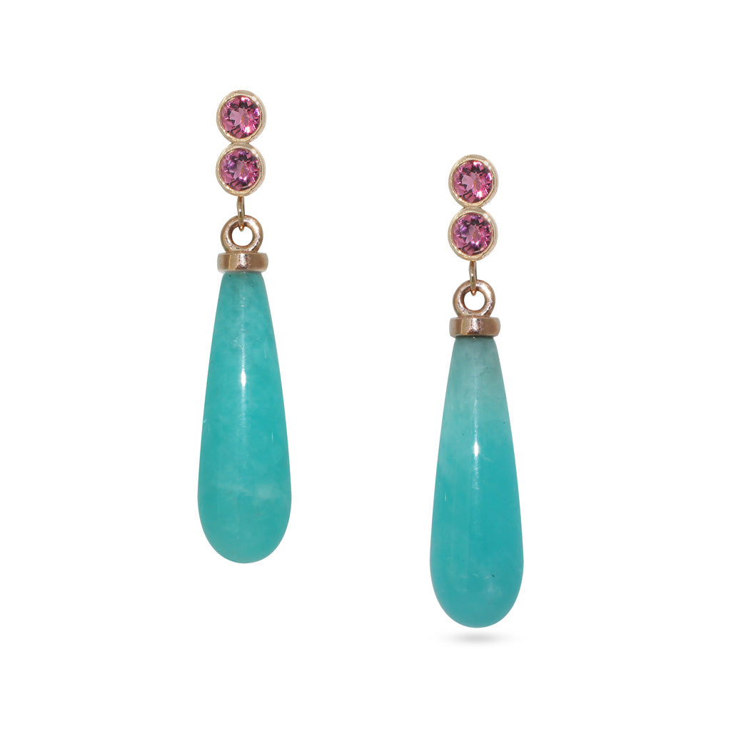 Amazon-rose-gold-rhodolite-amazonite-earrings-v3-1-Lizunova-Fine-Jewels-Sydney-NSW-Australia