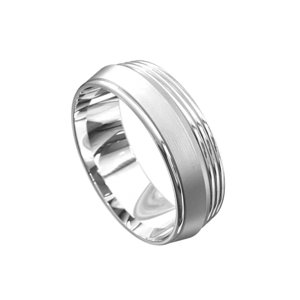 Archie | Mens wedding band - Lizunova Fine Jewels
