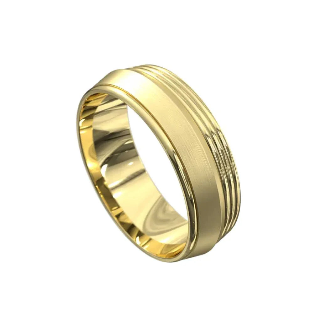 Archie | Mens wedding band - Lizunova Fine Jewels