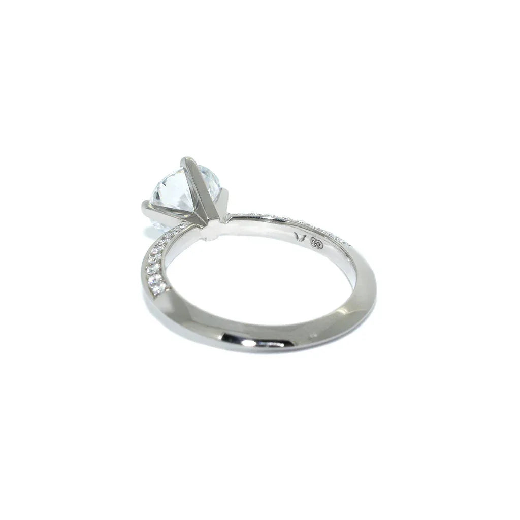 Ballets Russes | Custom diamond engagement ring - Lizunova Fine Jewels