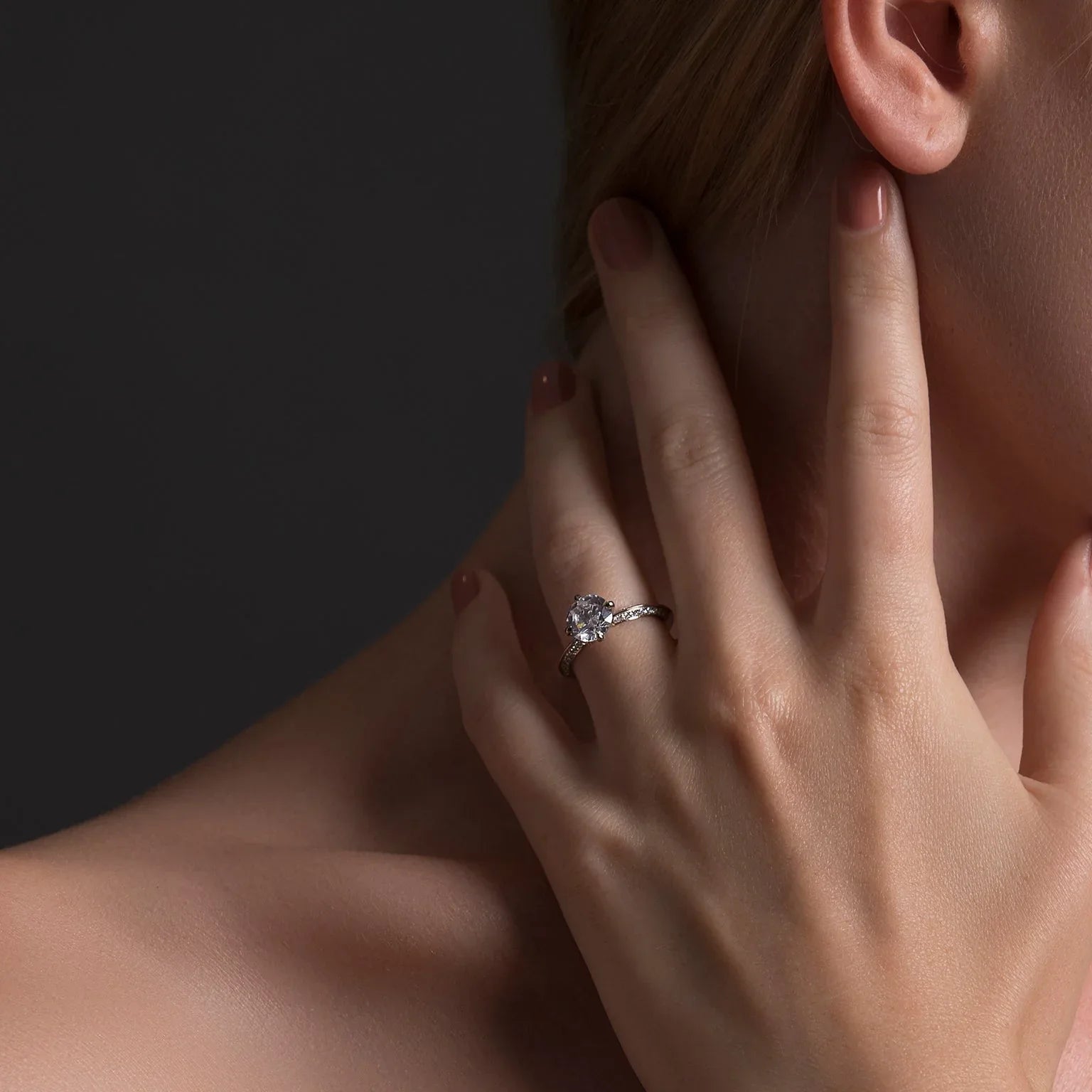 Ballets Russes | Custom diamond engagement ring - Lizunova Fine Jewels