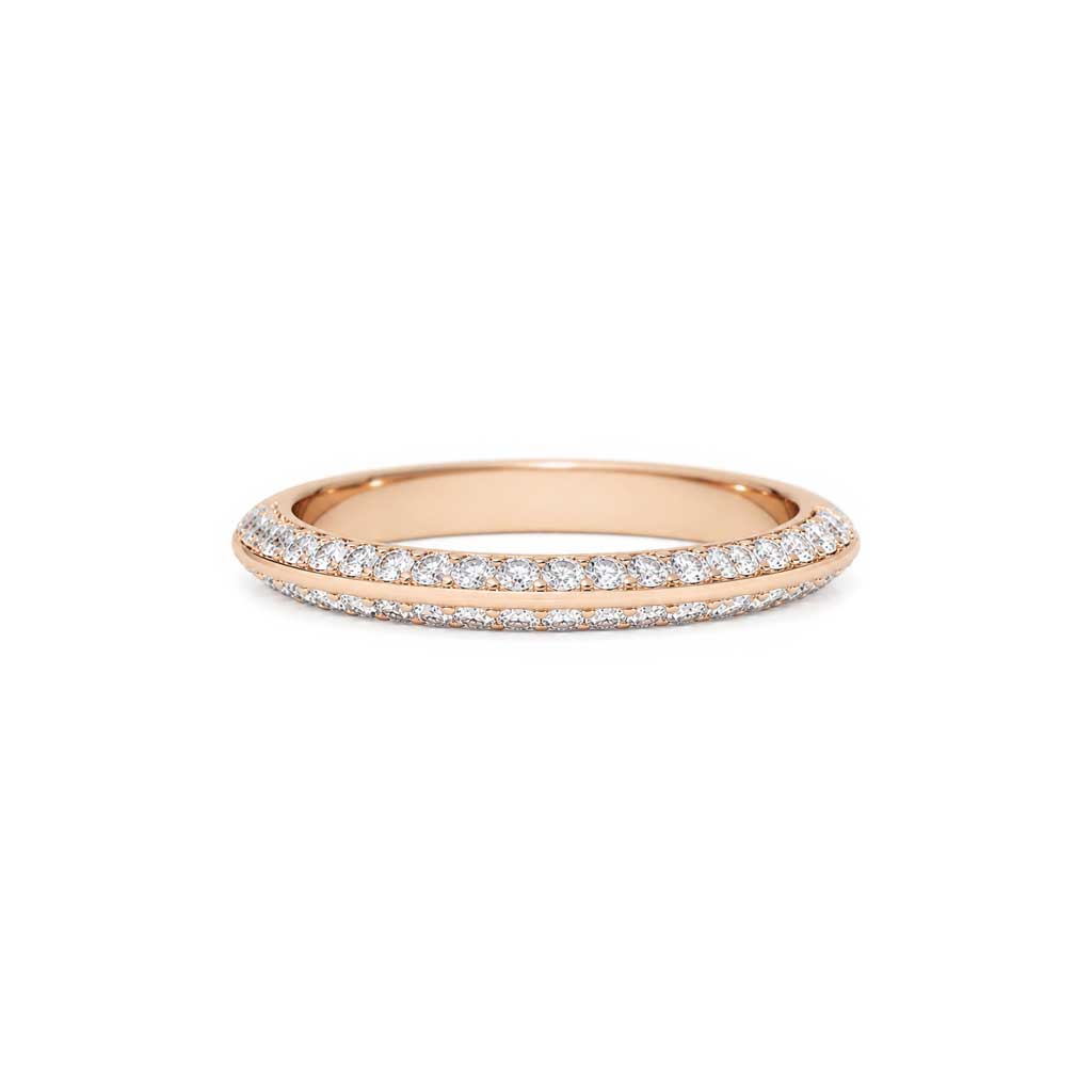 Ballets Russes | Knife edge diamond wedding ring