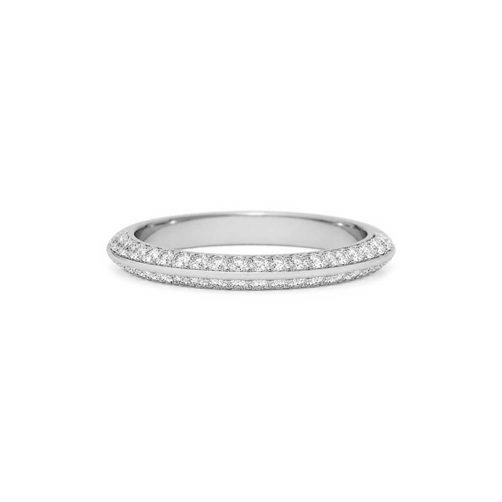 Ballets Russes | Knife edge diamond wedding ring