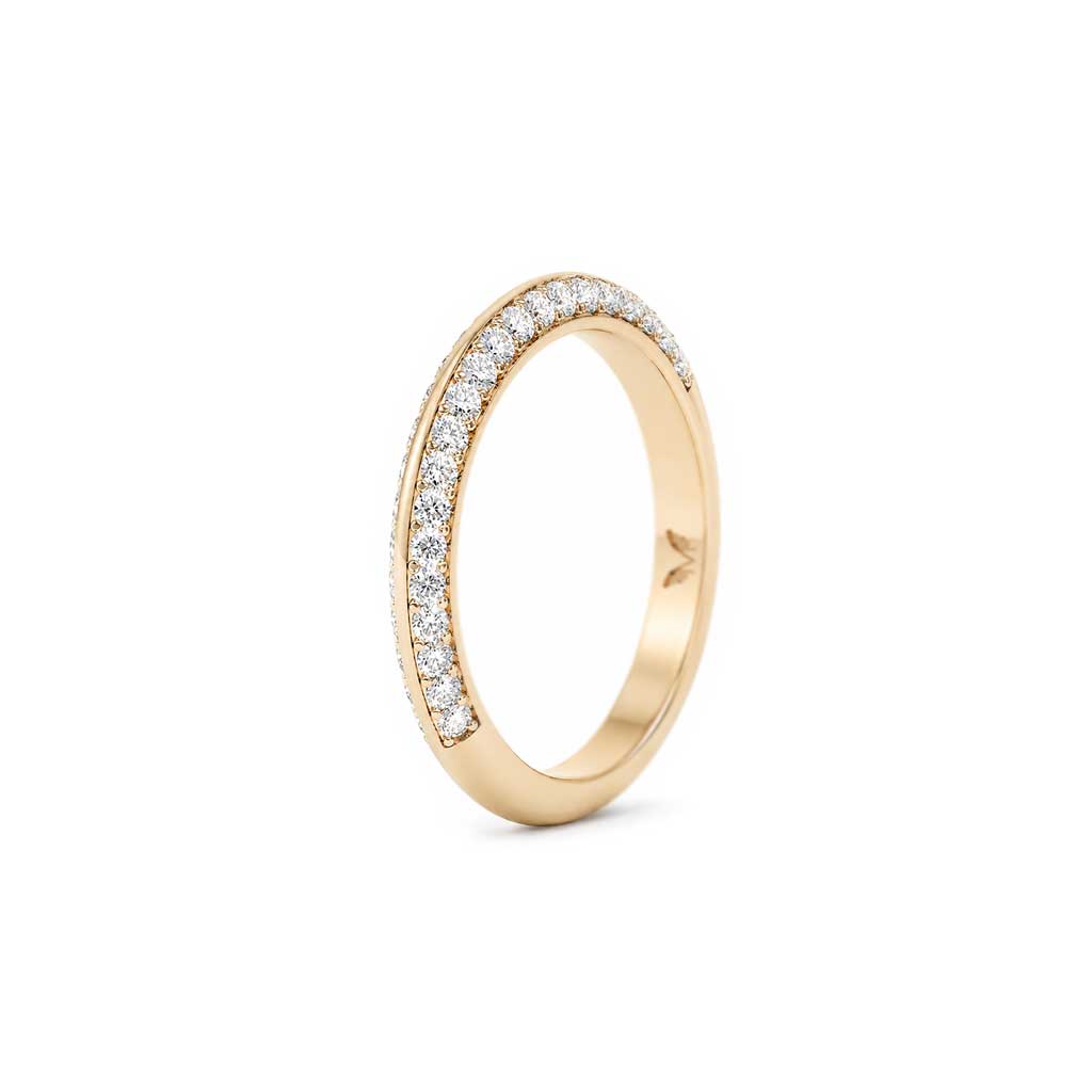 Ballets Russes | Knife edge diamond wedding ring
