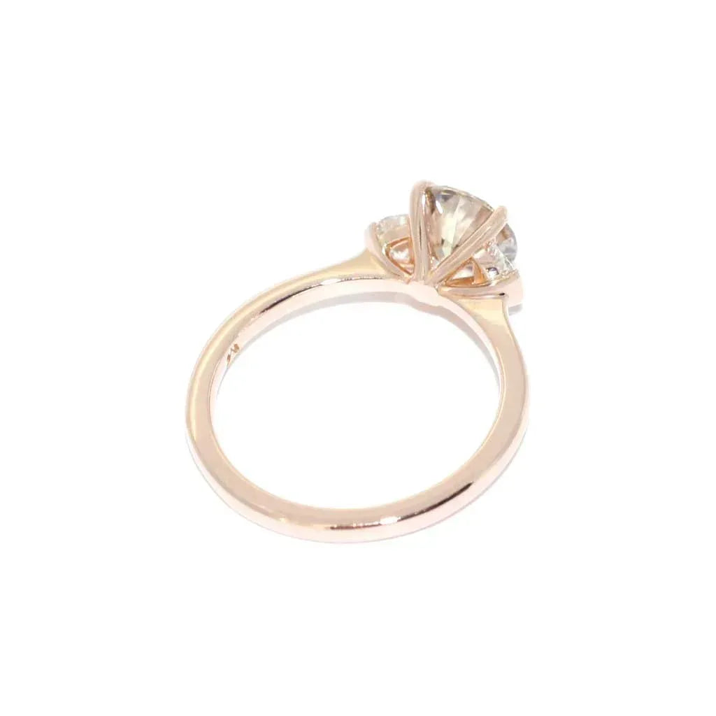 Bec | Champagne diamond engagement ring - Lizunova Fine Jewels
