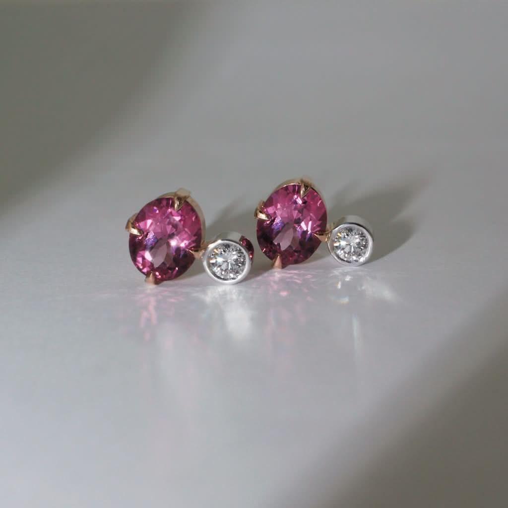 Bellerose | Spinel & diamond earrings - Lizunova Fine Jewels