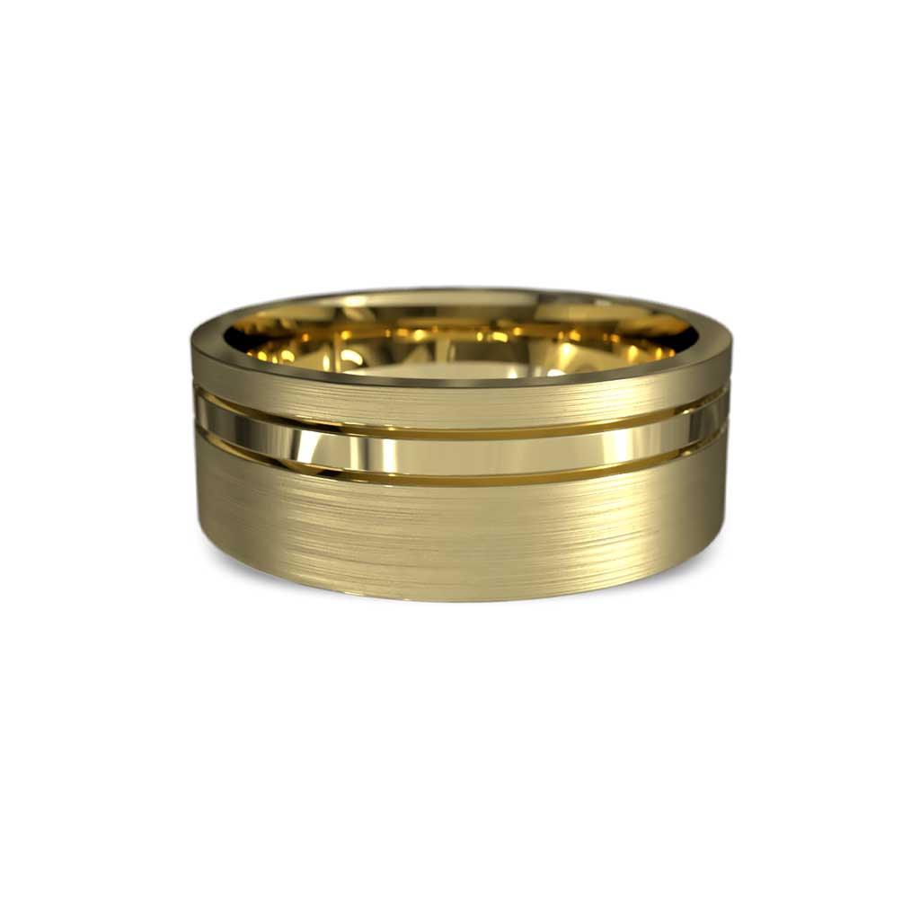 Bede | Mens wedding band - Lizunova Fine Jewels