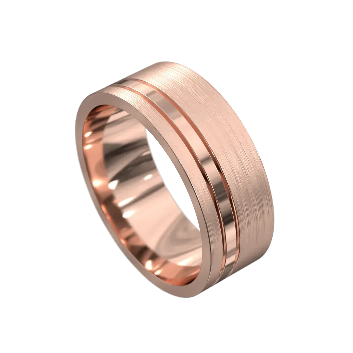 Bede | Mens wedding band - Lizunova Fine Jewels