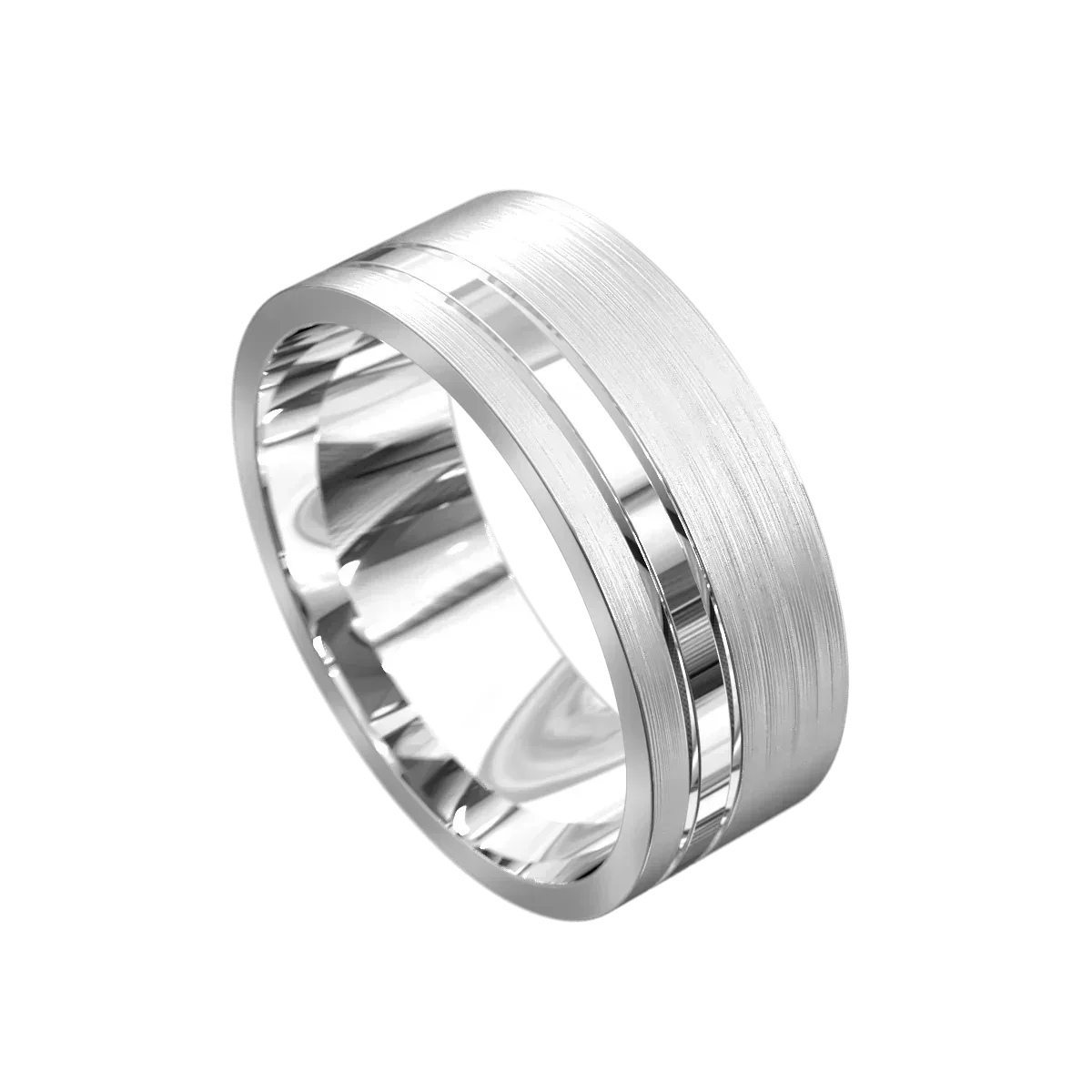 Bede | Mens wedding band - Lizunova Fine Jewels