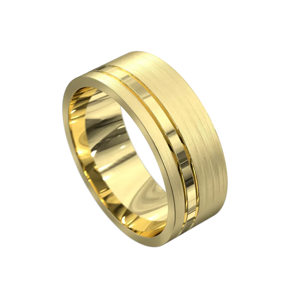 Bede | Mens wedding band - Lizunova Fine Jewels