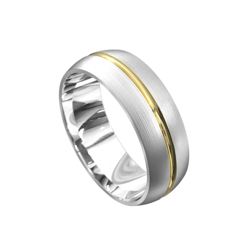 Cam | Mens wedding band - Lizunova Fine Jewels