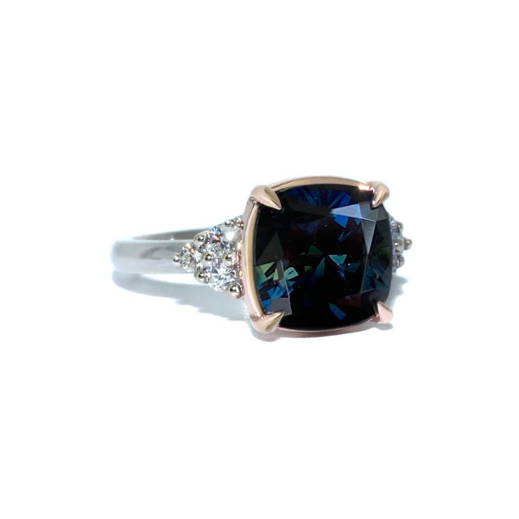 Dita | Parti sapphire & diamond ring - Lizunova Fine Jewels