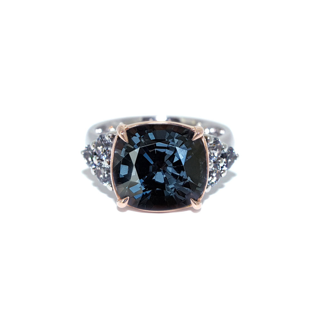 Dita | Grey spinel engagement ring