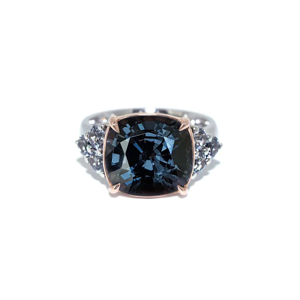 Dita | Grey spinel engagement ring - Lizunova Fine Jewels