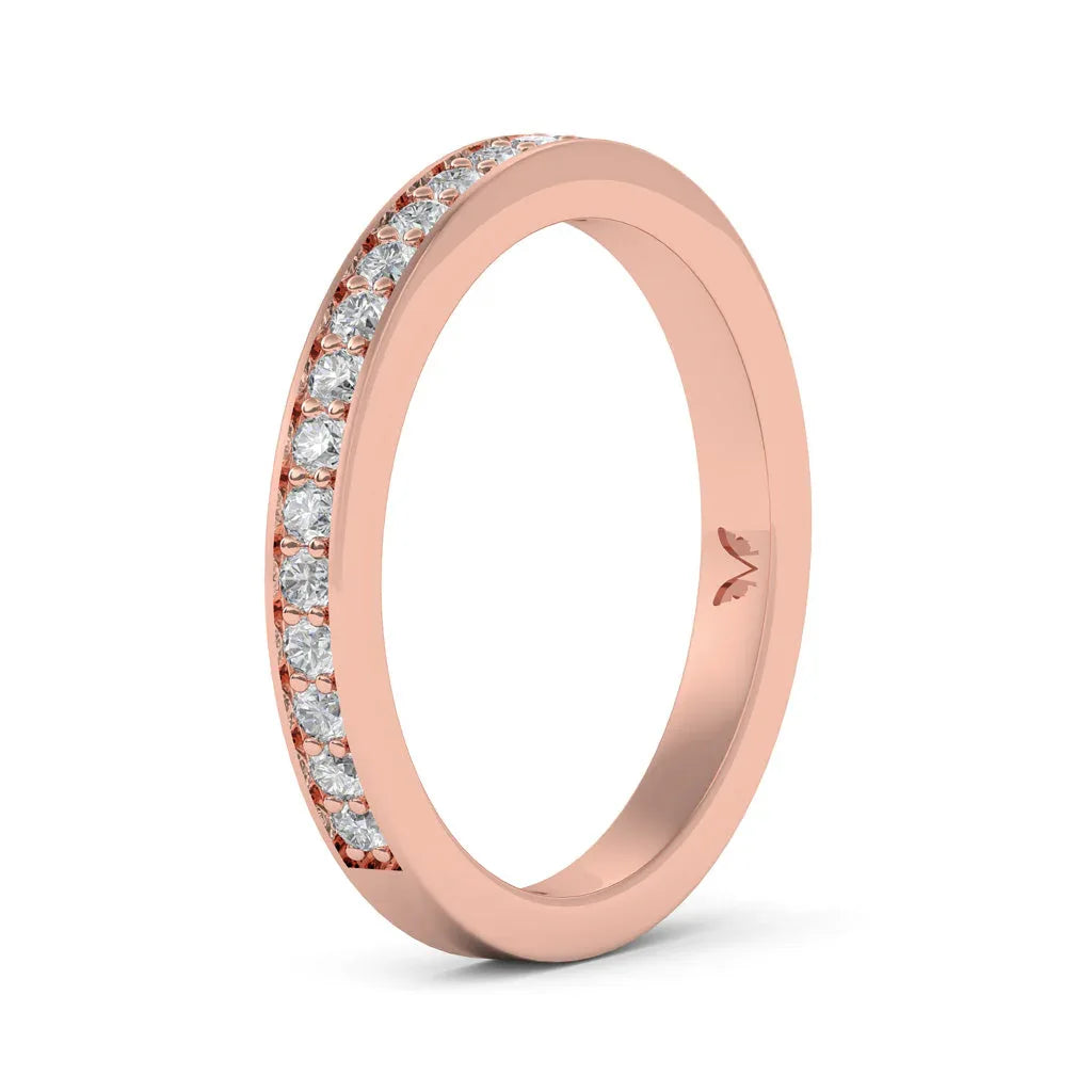 Edith | Diamond pave wedding ring - Lizunova Fine Jewels