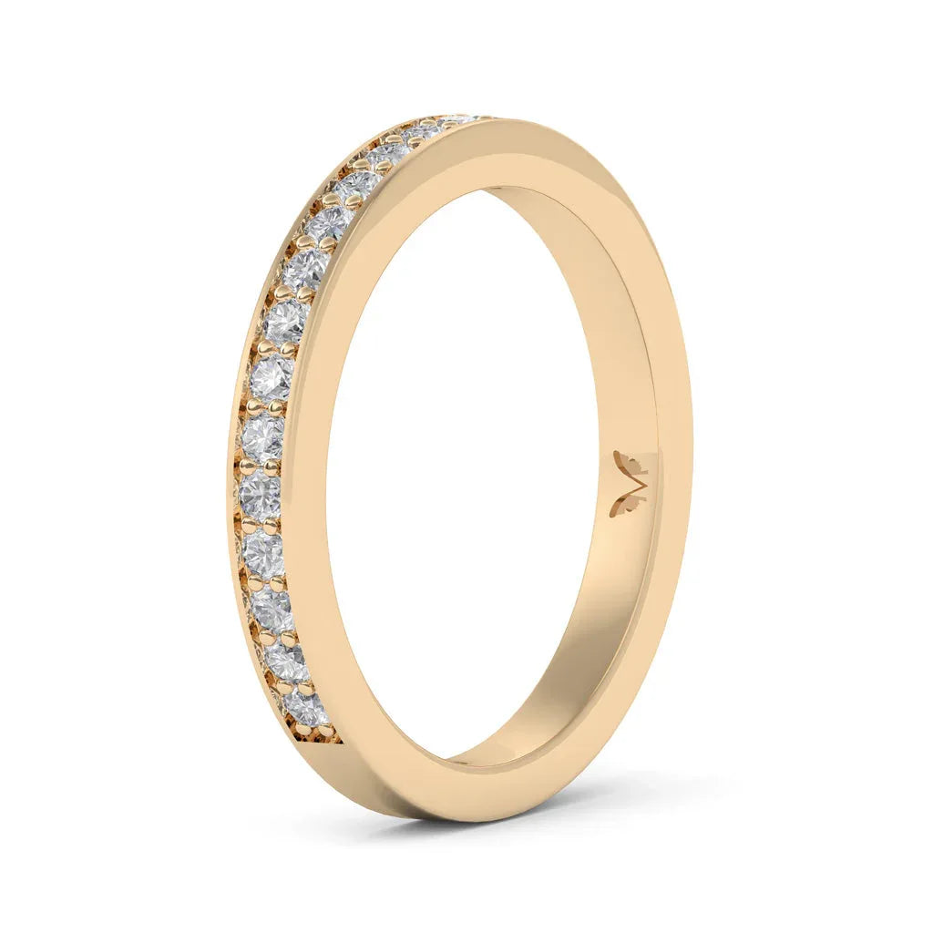 Edith | Diamond pave wedding ring - Lizunova Fine Jewels