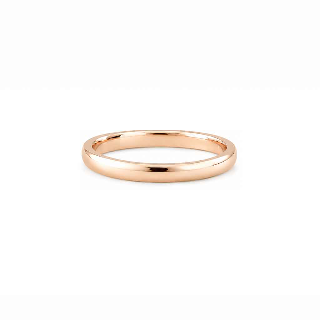 Edith - Round profile wedding ring - Lizunova Fine Jewels