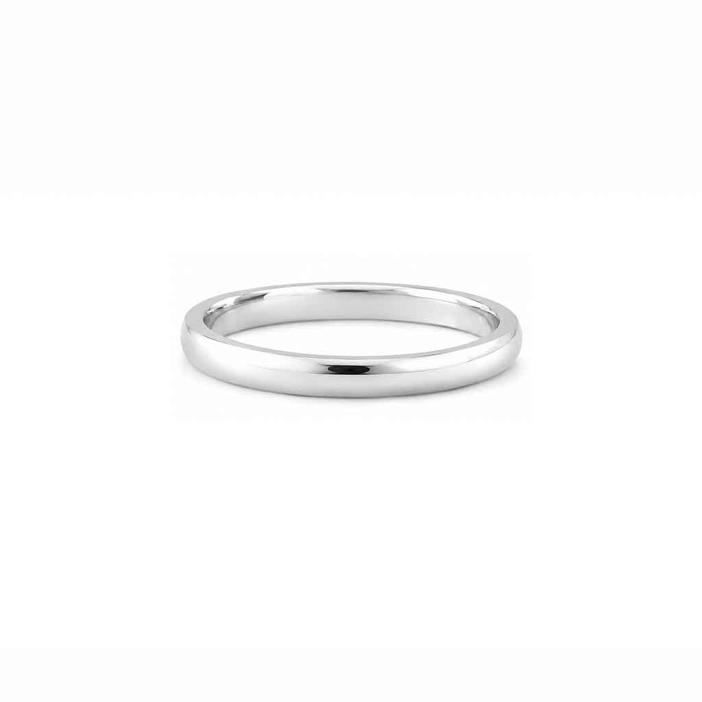 Edith - Round profile wedding ring - Lizunova Fine Jewels