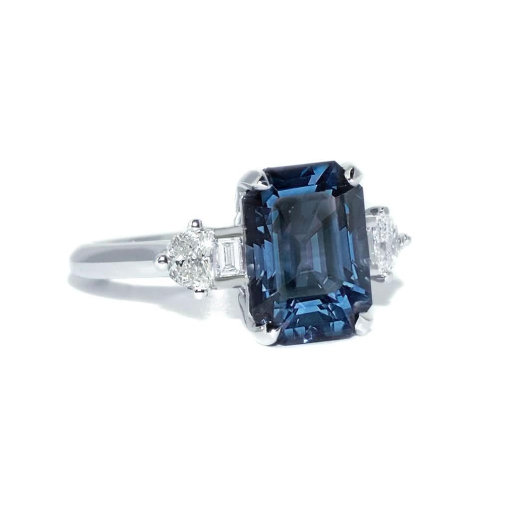 Ellington | Spinel & diamond white gold ring - Lizunova Fine Jewels