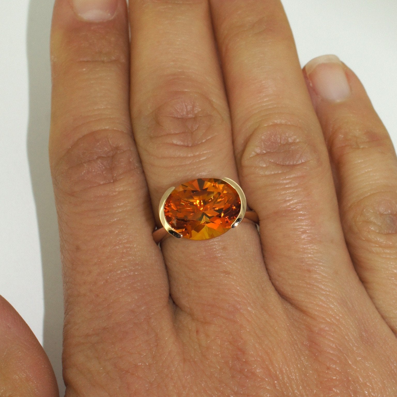 Embrace-rose-gold-citrine-cocktail-ring-contemporary-Lizunova-Fine-Jewels-Sydney-NSW-Australia