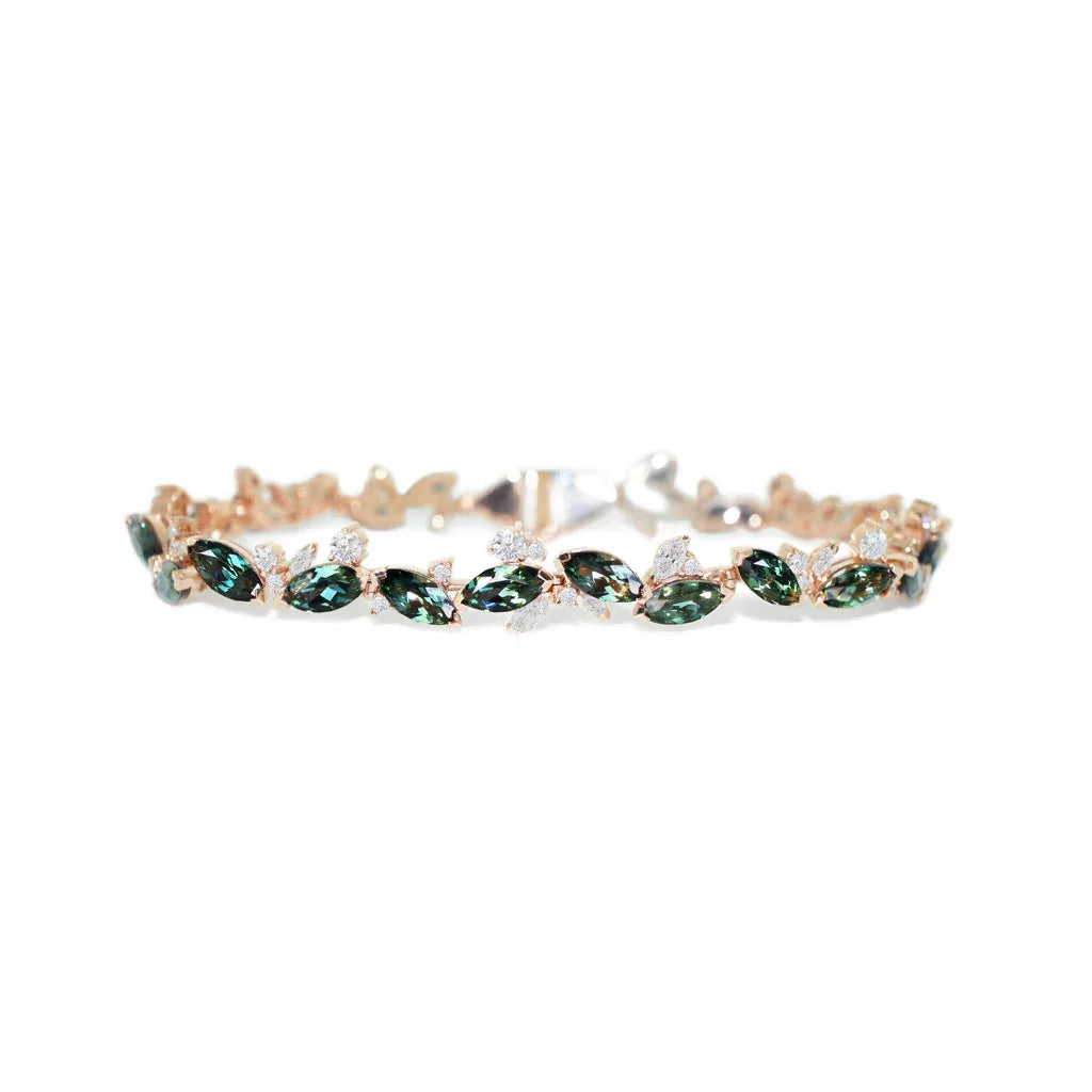 Freya | Natural sapphire & diamond bracelet - Lizunova Fine Jewels