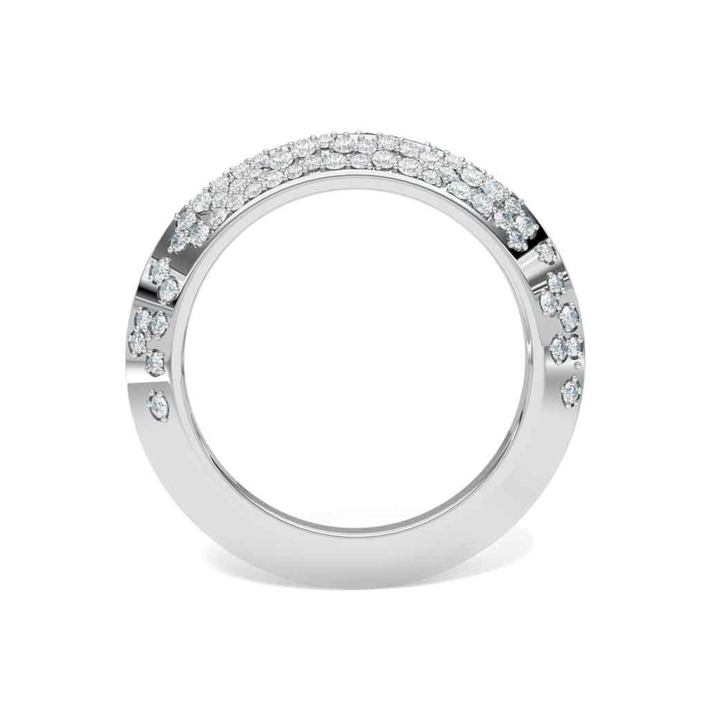 Galaxy | Knife edge diamond ring - Lizunova Fine Jewels