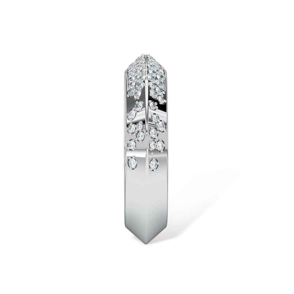 Galaxy | Knife edge diamond ring - Lizunova Fine Jewels