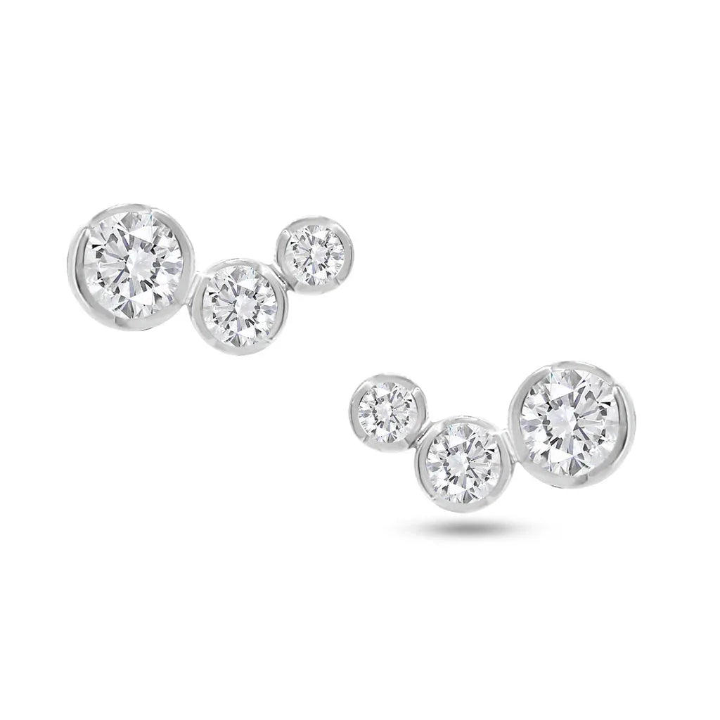 Hudson | Diamond studs - Lizunova Fine Jewels
