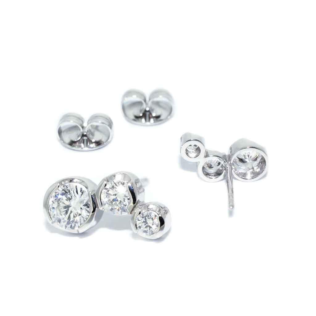 Hudson | Diamond studs - Lizunova Fine Jewels