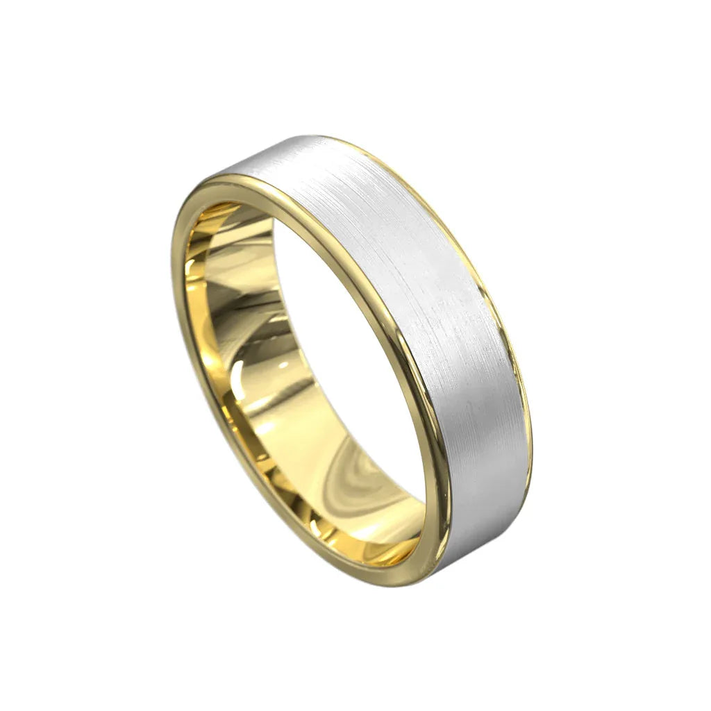 Lev | Mens wedding band - Lizunova Fine Jewels