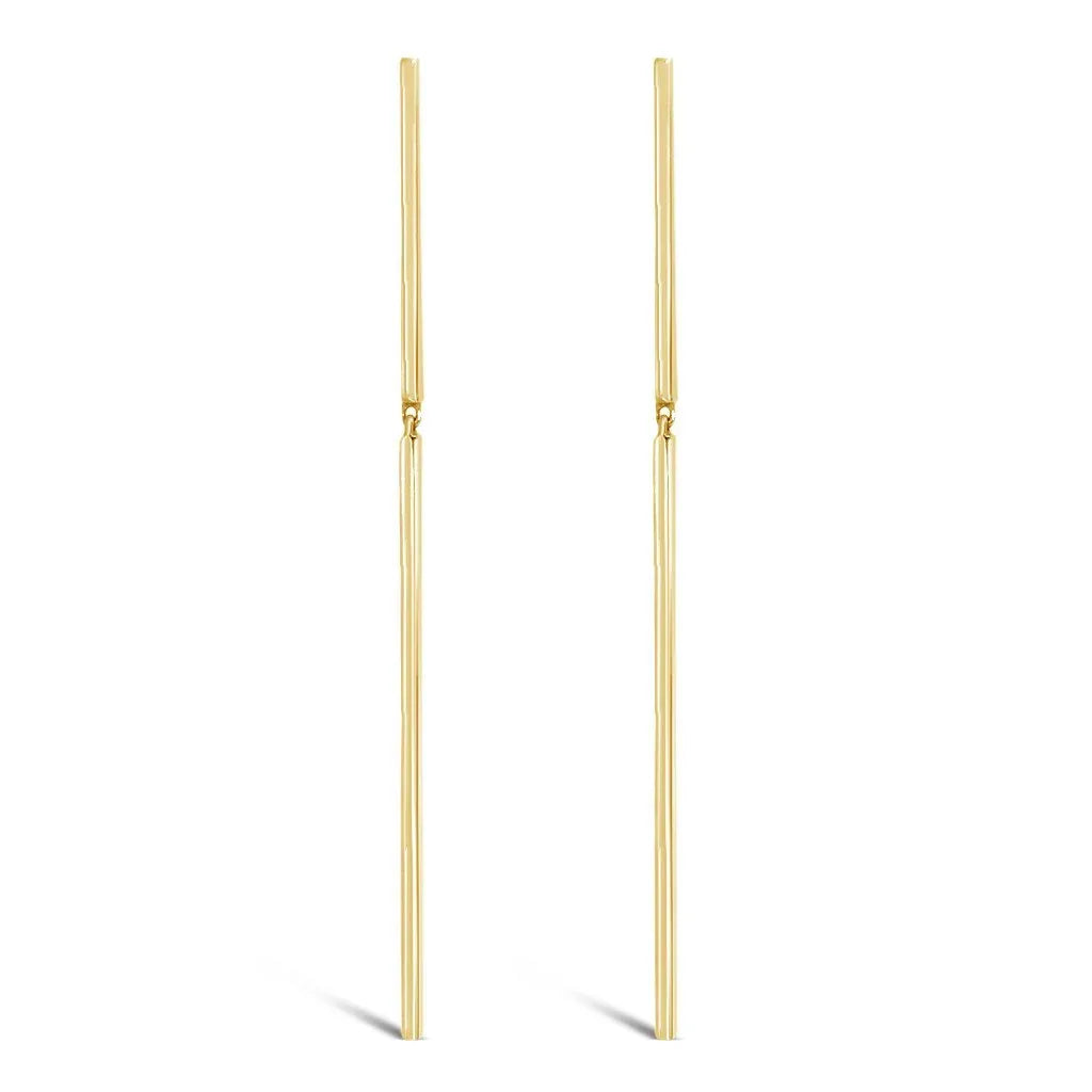 Line | Long earrings - Lizunova Fine Jewels