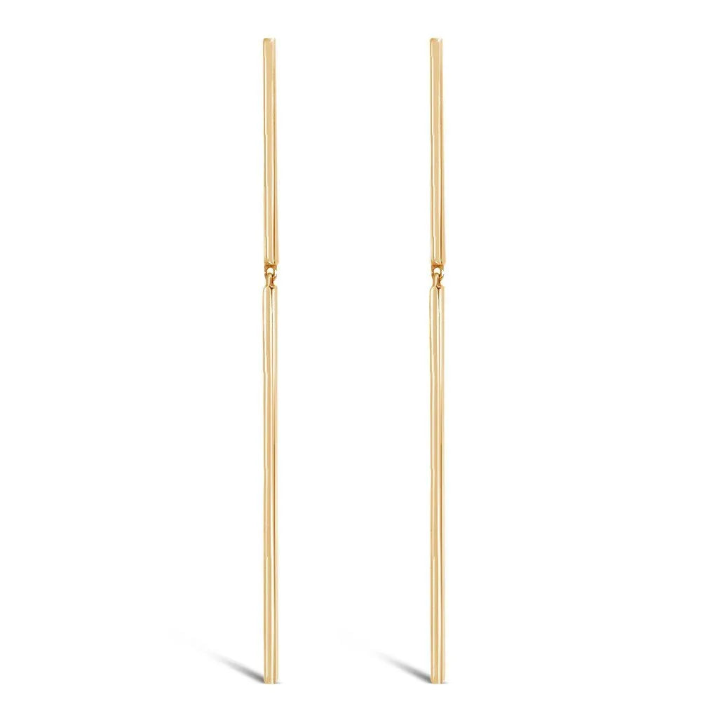 Line | Long earrings - Lizunova Fine Jewels