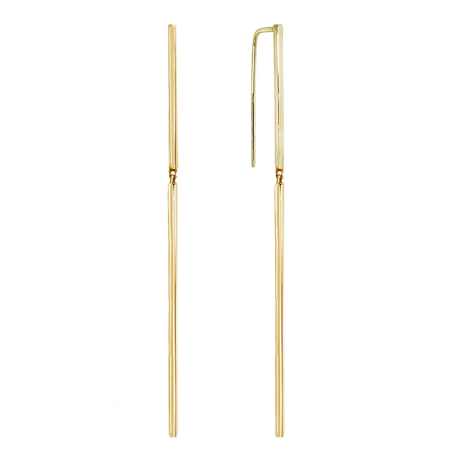 Line | Long earrings - Lizunova Fine Jewels