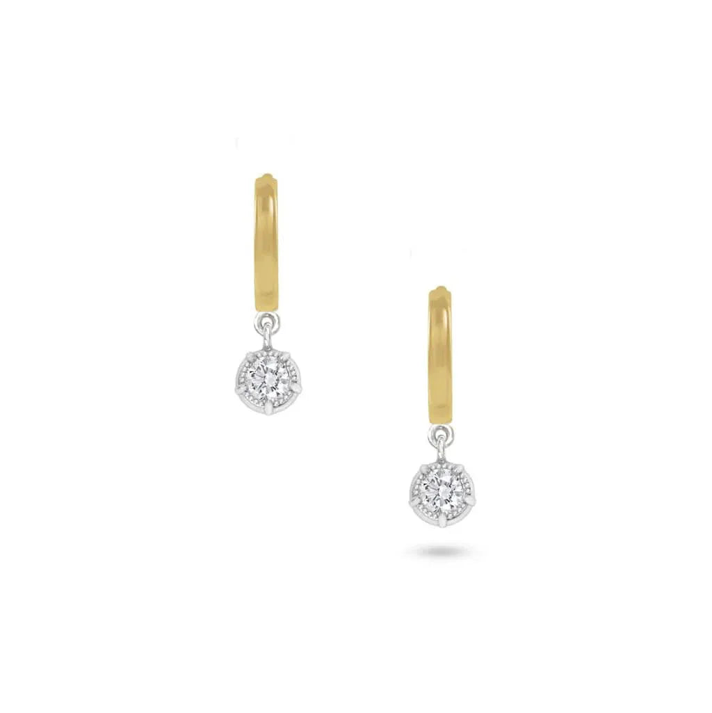 Lola | Diamond gypset earrings - Lizunova Fine Jewels