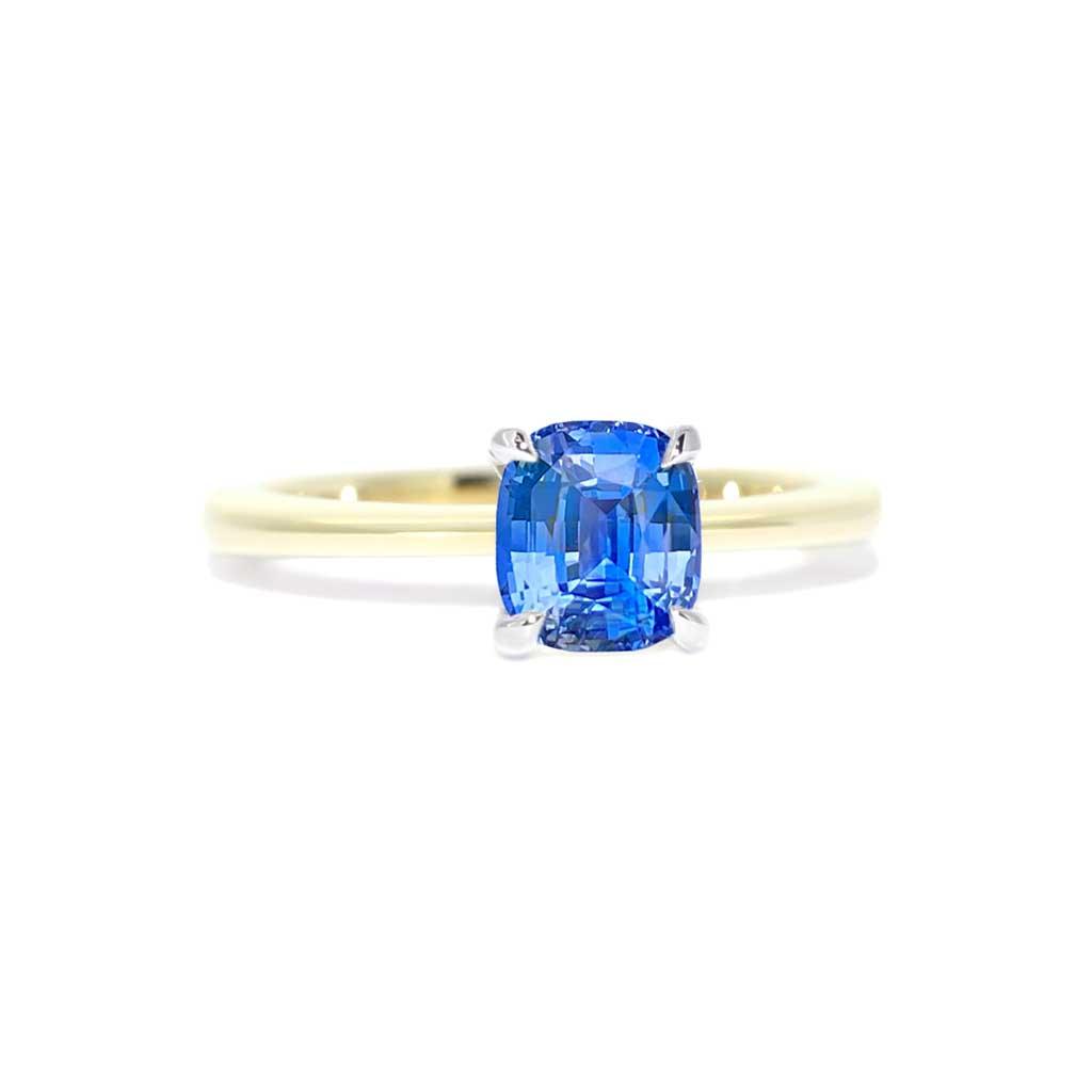 Lucia | Blue sapphire engagement ring - Lizunova Fine Jewels