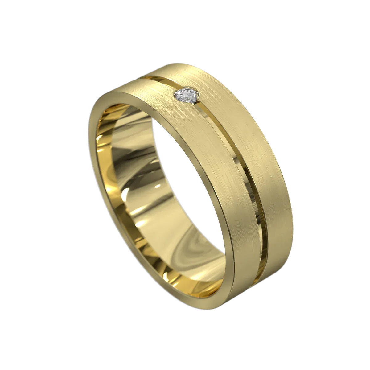 Luke | Mens wedding band - Lizunova Fine Jewels