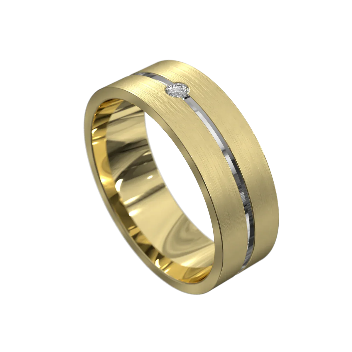 Luke | Mens wedding band - Lizunova Fine Jewels