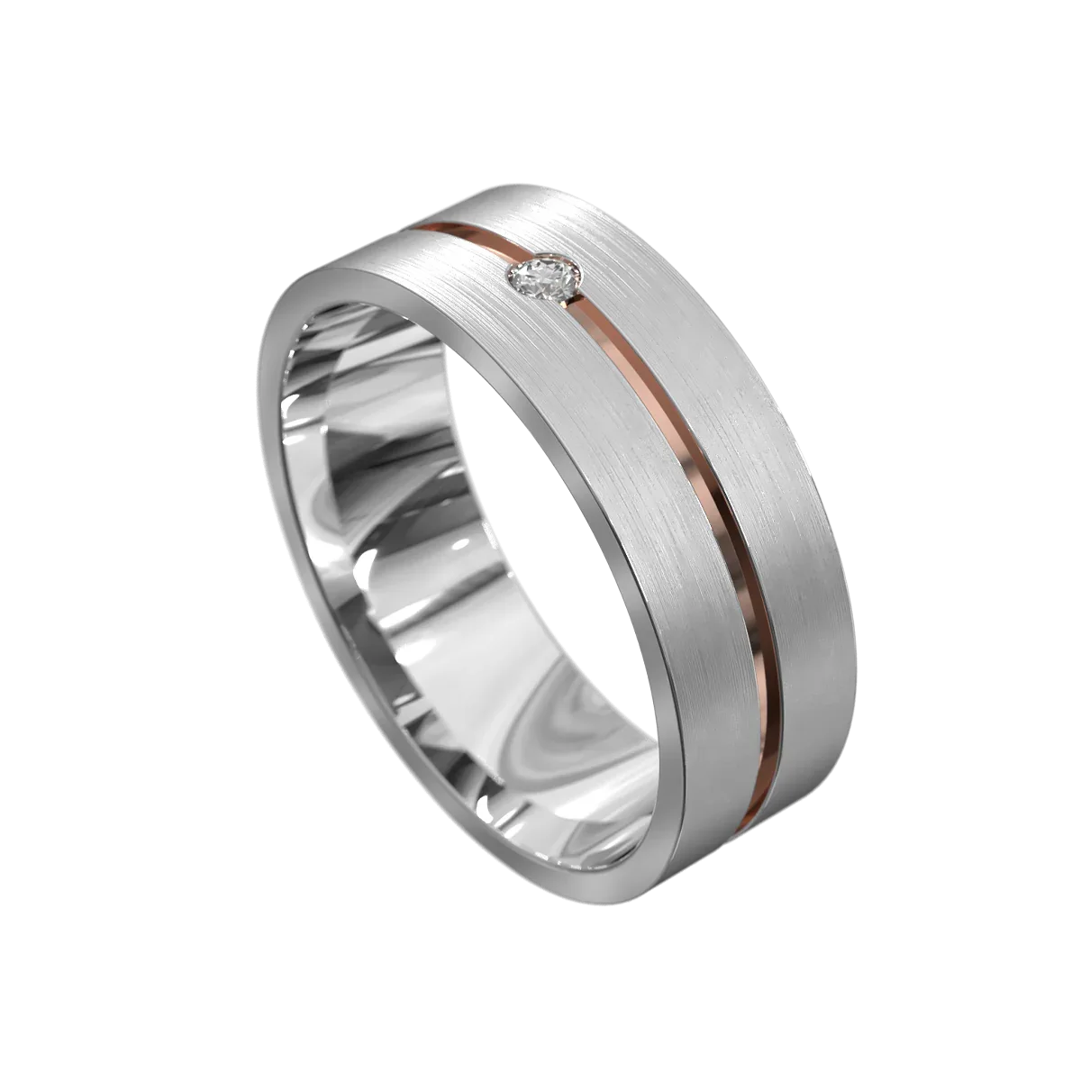 Luke | Mens wedding band - Lizunova Fine Jewels