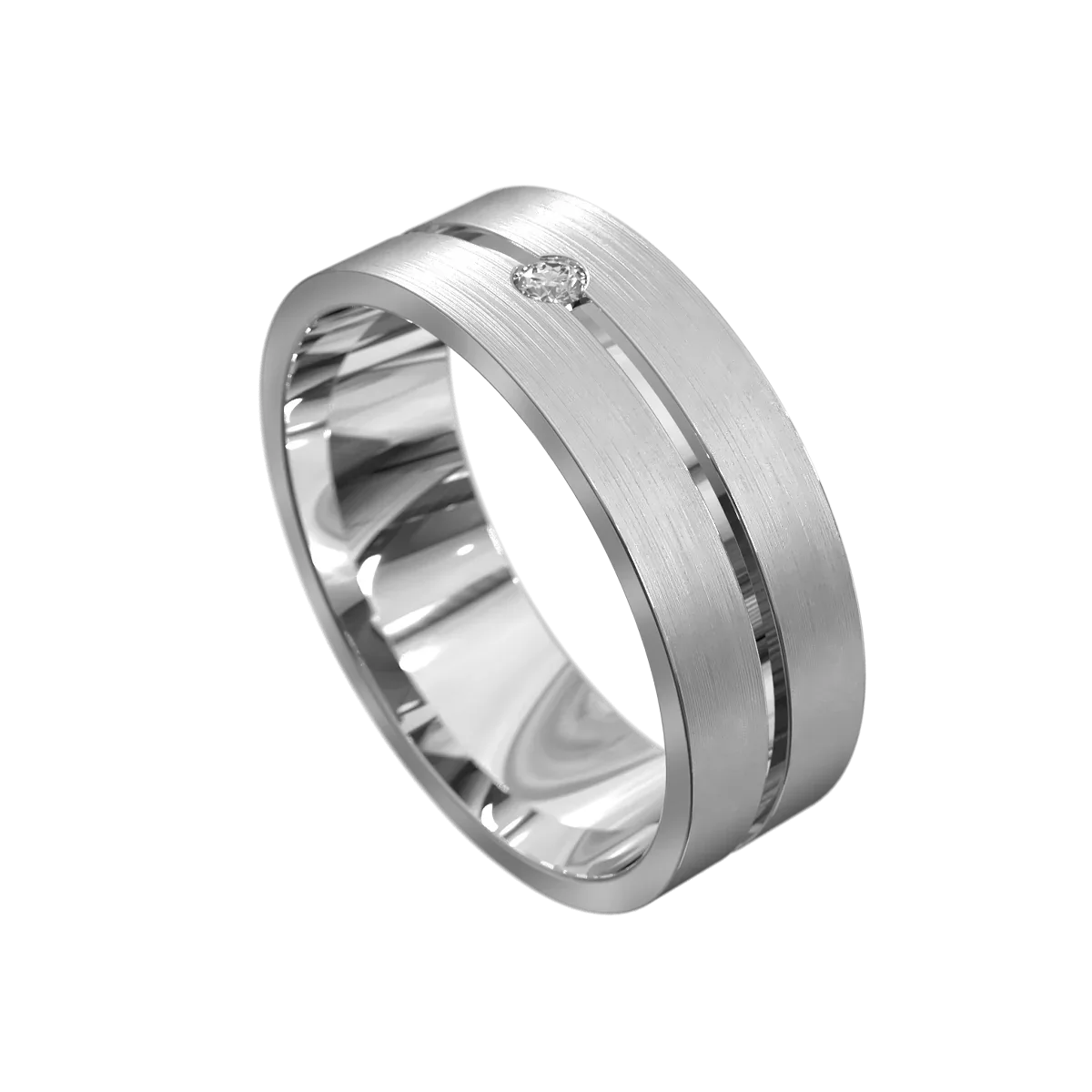 Luke | Mens wedding band - Lizunova Fine Jewels