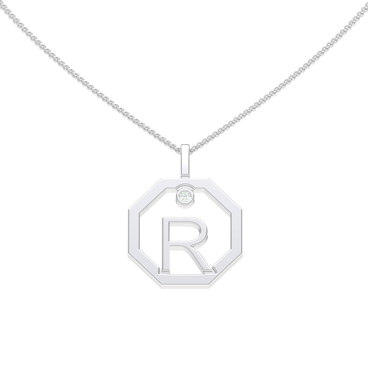 Personalised-Initial-R-diamond-white-gold-pendant-Lizunova-Fine-Jewels-Sydney-NSW-Australia