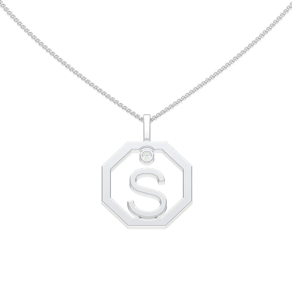 Initial pendant S - Lizunova Fine Jewels