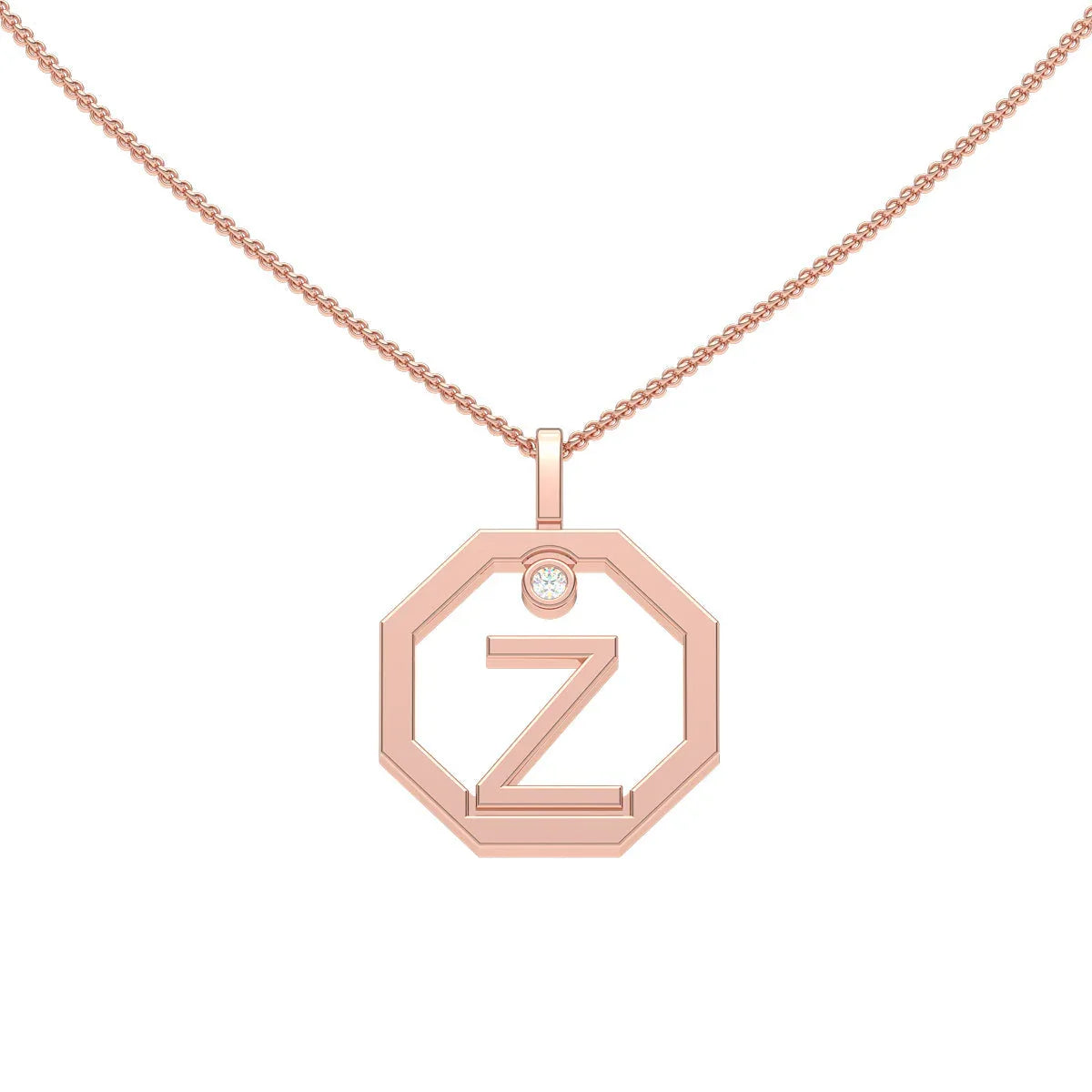 Initial pendant Z - Lizunova Fine Jewels