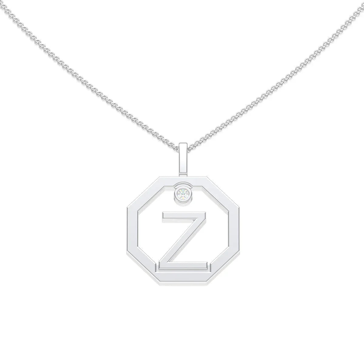Initial pendant Z - Lizunova Fine Jewels