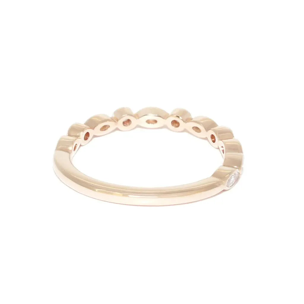 Pia | Vintage diamond wedding ring - Lizunova Fine Jewels