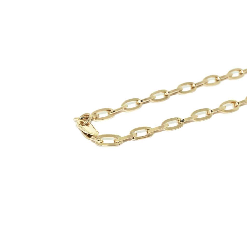 Polly | Paperclip link gold chain necklace - Lizunova Fine Jewels